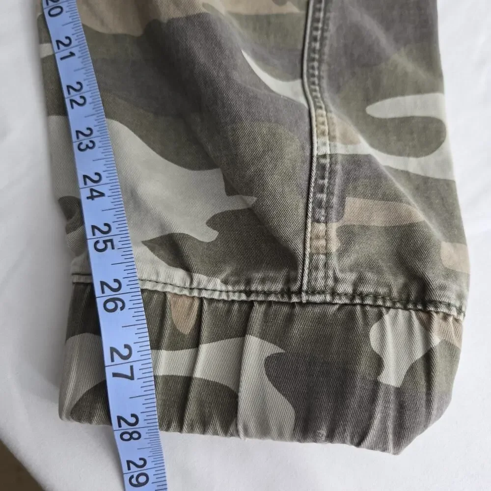 True Religion Joggers Pants Mens 40 Green Camo Denim